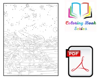 Alien Ant Coloring Page - Alien Coloring Pages - Digital File - Printable Activity Page - Instant Download