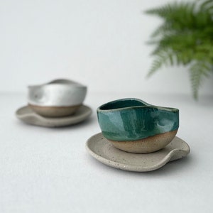 Hand-Thrown Ceramic Espresso Cup Set on Etsy