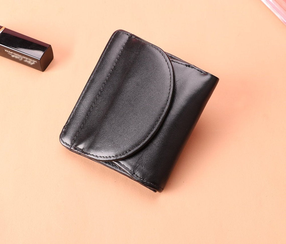Leather Wallet Women Minimalist Wallet for Women Leather Etsy