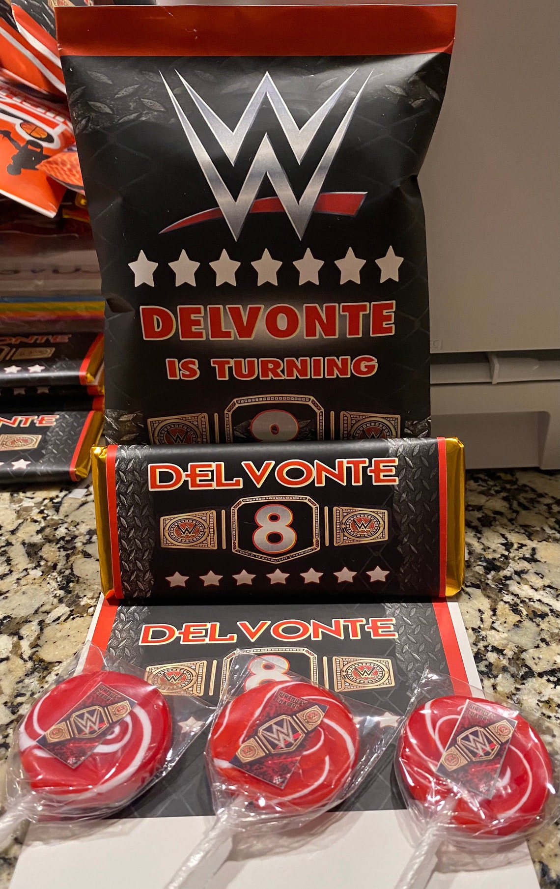 Wwe Hershey Wrapper Wwe Candy Bar Wwe Hershey Bag Wwe Candy Etsy