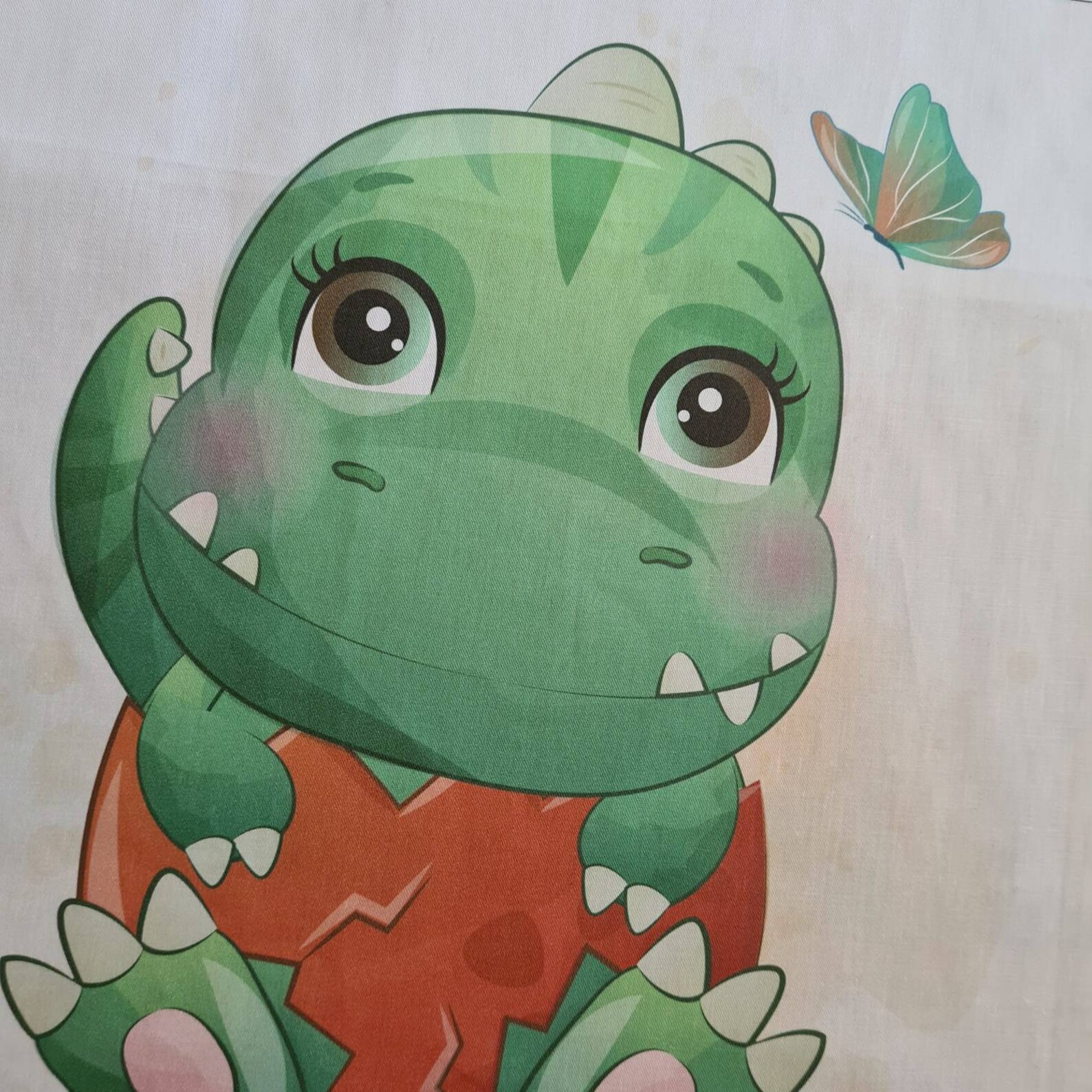 Dinosaur Fabric Panel for Baby Quilt Dinosaur Baby Quilting Etsy