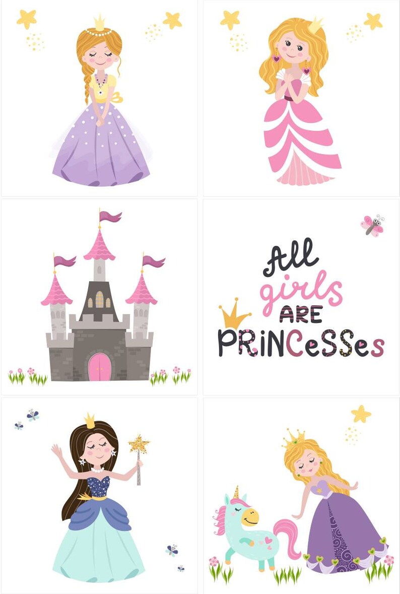 Baby Girl Quilt Panel, Baby Fabric Panels for Quilting, Little Princess