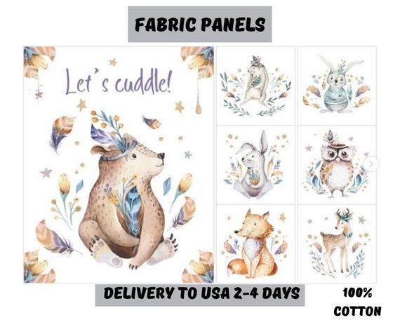 Beautiful Quilt Fabric  Fabric panel quilts, Wildlife quilts