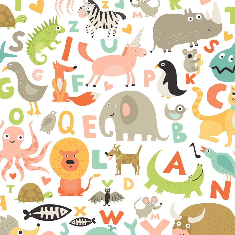 Abc Fabric Panels for Baby Quilts, Baby Fabric Panels for Quilting