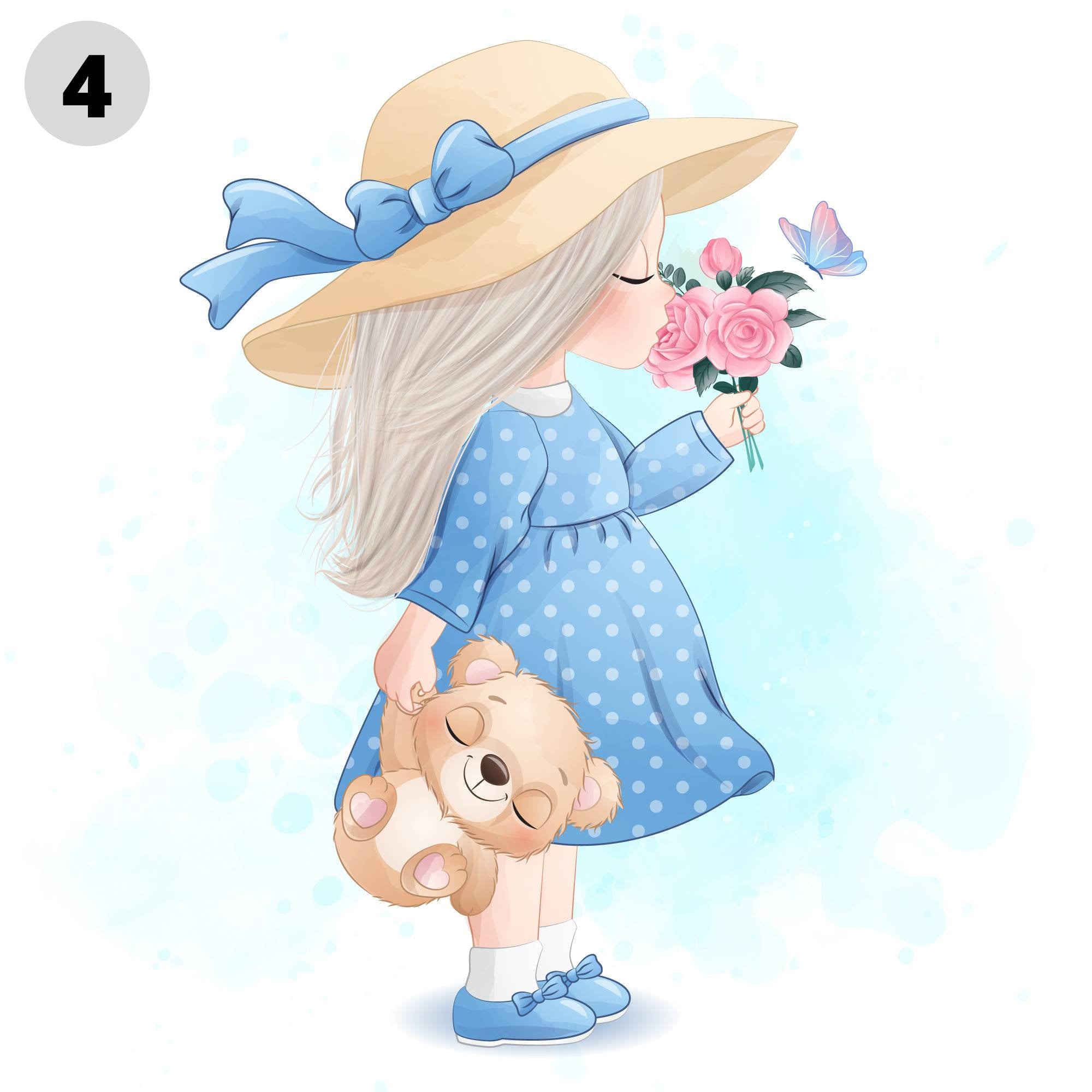 Baby girl fabric panel for quilting Baby quilt panels organic Etsy