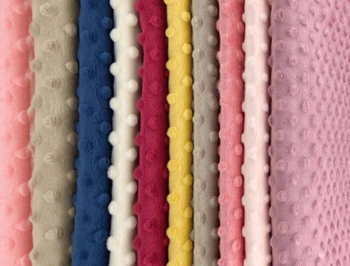 Minky fabric by the yard Plush baby fabric for quilts Etsy