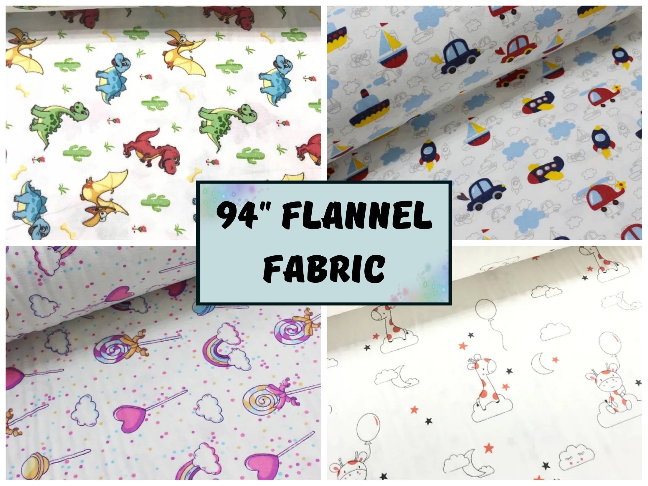 Cute baby flannel fabric by the yard Organic childrens fabric Etsy