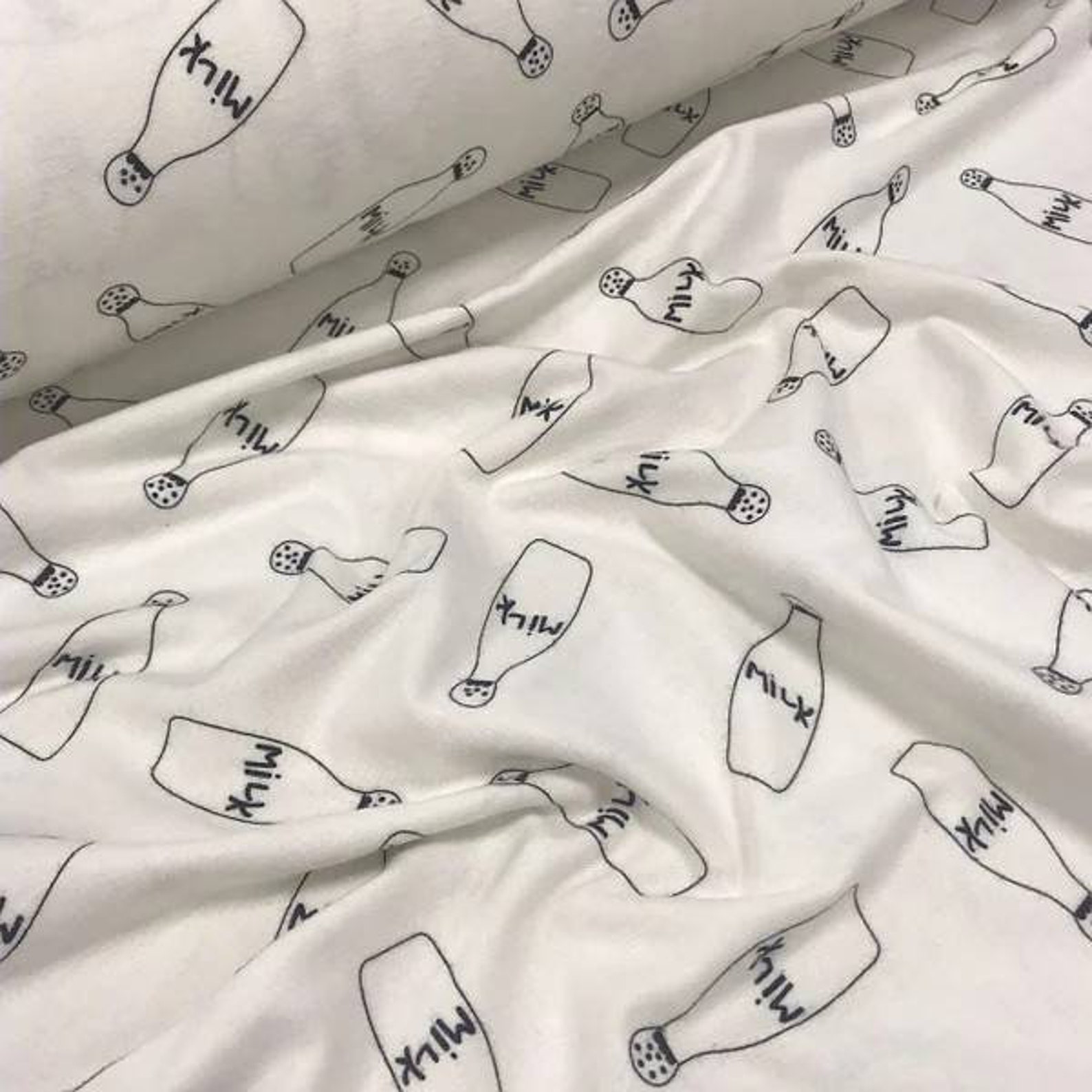 Baby flannel fabric by the yard Soft flannel cotton fabric Etsy