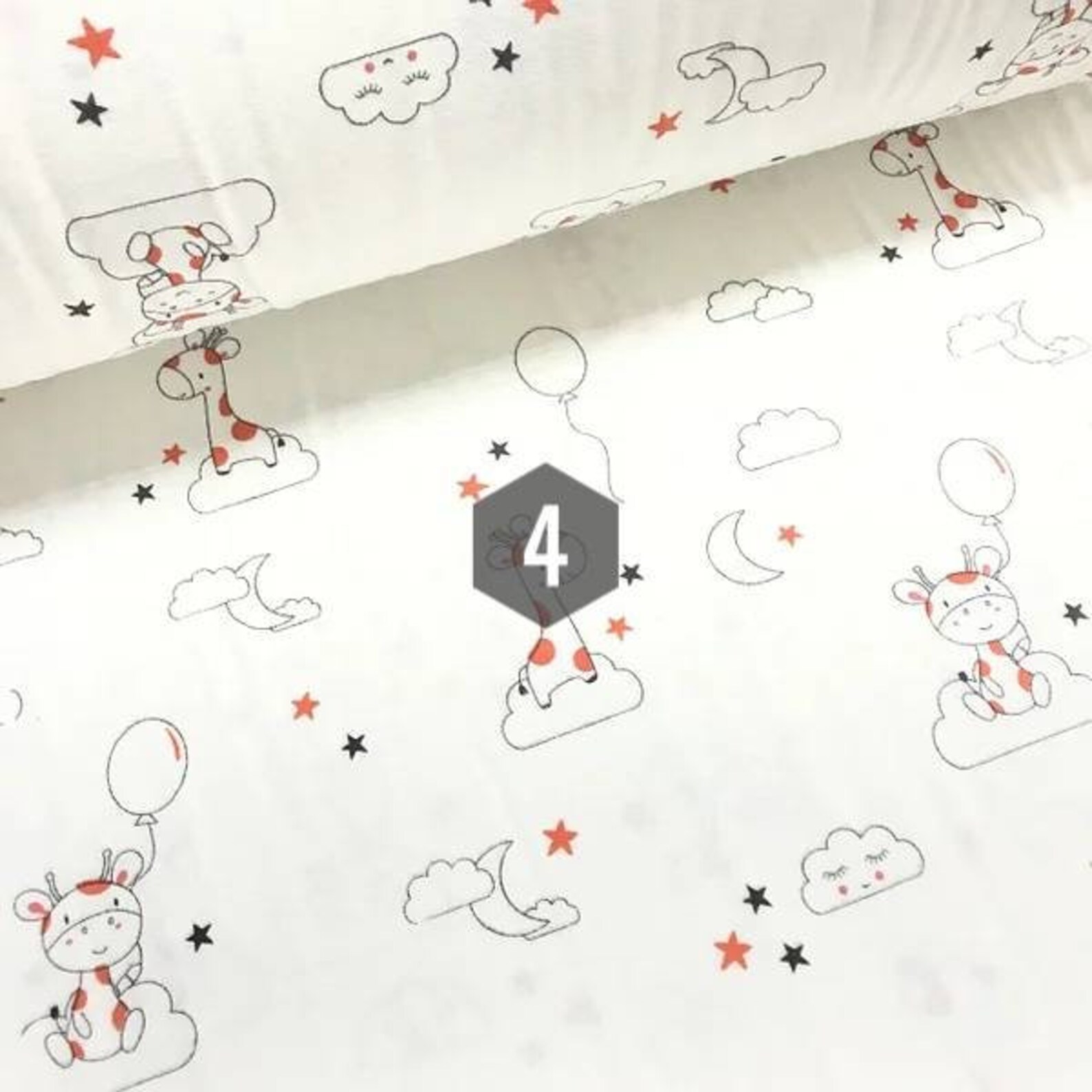 Cute baby flannel fabric by the yard Organic childrens fabric Etsy