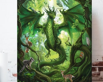 Dragons (Canvas Prints)