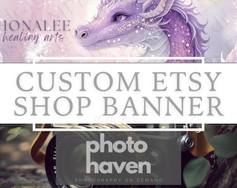 Custom Banners, Etsy Logo Design, Etsy Shop Design, Personalized Banner, Custom Logo Designs, Watercolor Headers