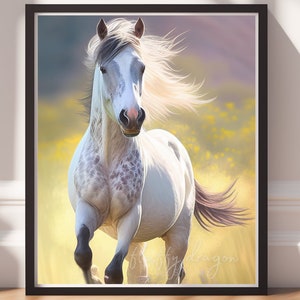 Equestrian Artwork | Digital Download Horse Art | Printable Gift for Horse Lovers | Unique Home Decor