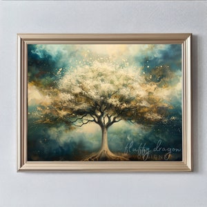 Yggdrasil Tree Art: Mystical Fantasy Decor (Digital Download)