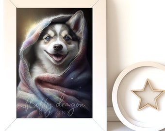 Puppy Artwork | Cute Animal Print Digital Download for Nursery Decor | Printable Dog Art for Kids' Rooms
