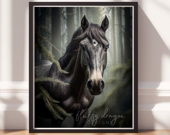 Equestrian Artwork | Digital Download Printable Horse Art | Perfect Gift for Horse Lovers
