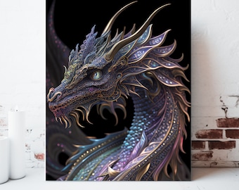 Dragons (Canvas Prints)