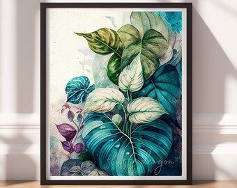 Botanical Artwork | Floral Wall Art Digital Download | Flower Market Print for Home Decor & Gift Ideas