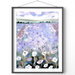 Flower Poster | Matisse Floral Wall Art Print | Matte Vertical Vintage Decor for Home & Office
