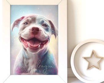 Puppy Artwork: Cute Digital Download Animal Print for Nursery Decor | Printable Dog Art for Pet Lovers