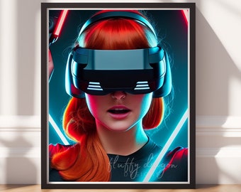 Video Game Art | Downloadable Print for Gamers | Unique Gamer Decor | Digital Wall Art for Your Game Room