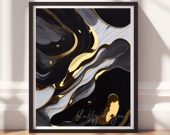 Modern Abstract Art | Bold Digital Download | Contemporary Printable Art for Home Decor & Gallery Walls