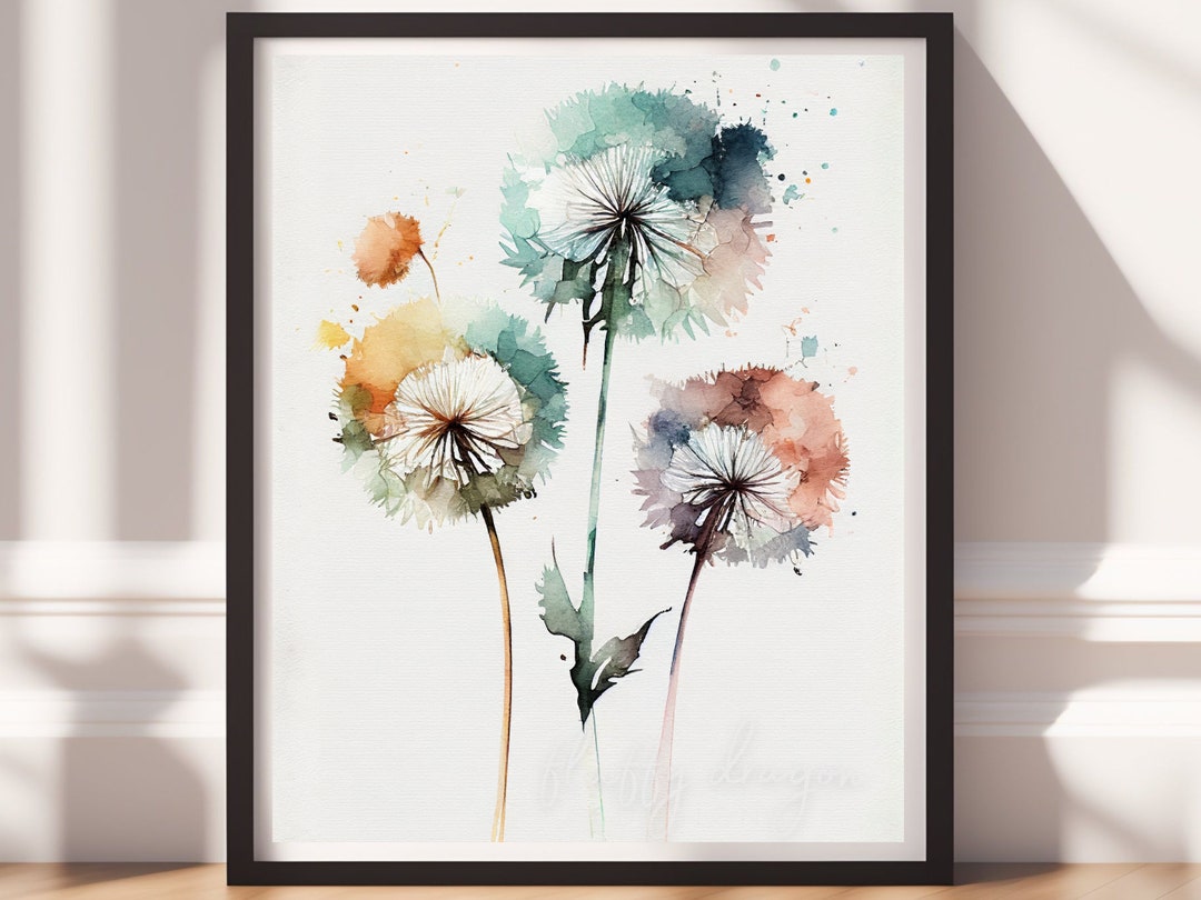 Floral Artwork | Botanical Wall Art | Watercolor Flower Market Print ...