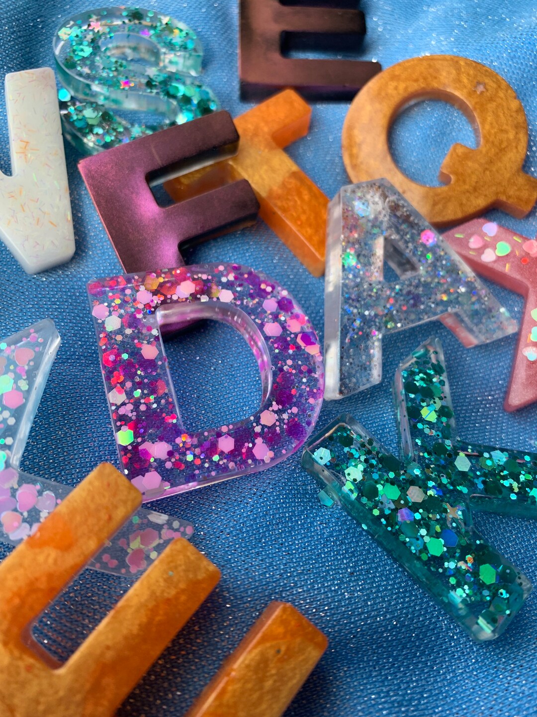 Receiving Keys Lettering Resin Letter Keyrings - Etsy Australia