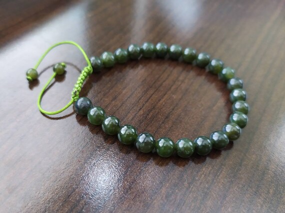 Genuine Jade Bracelet Beaded Jewelry - IKAPLUNARTIST - Jewelry, Bracelets &  Anklets - ArtPal