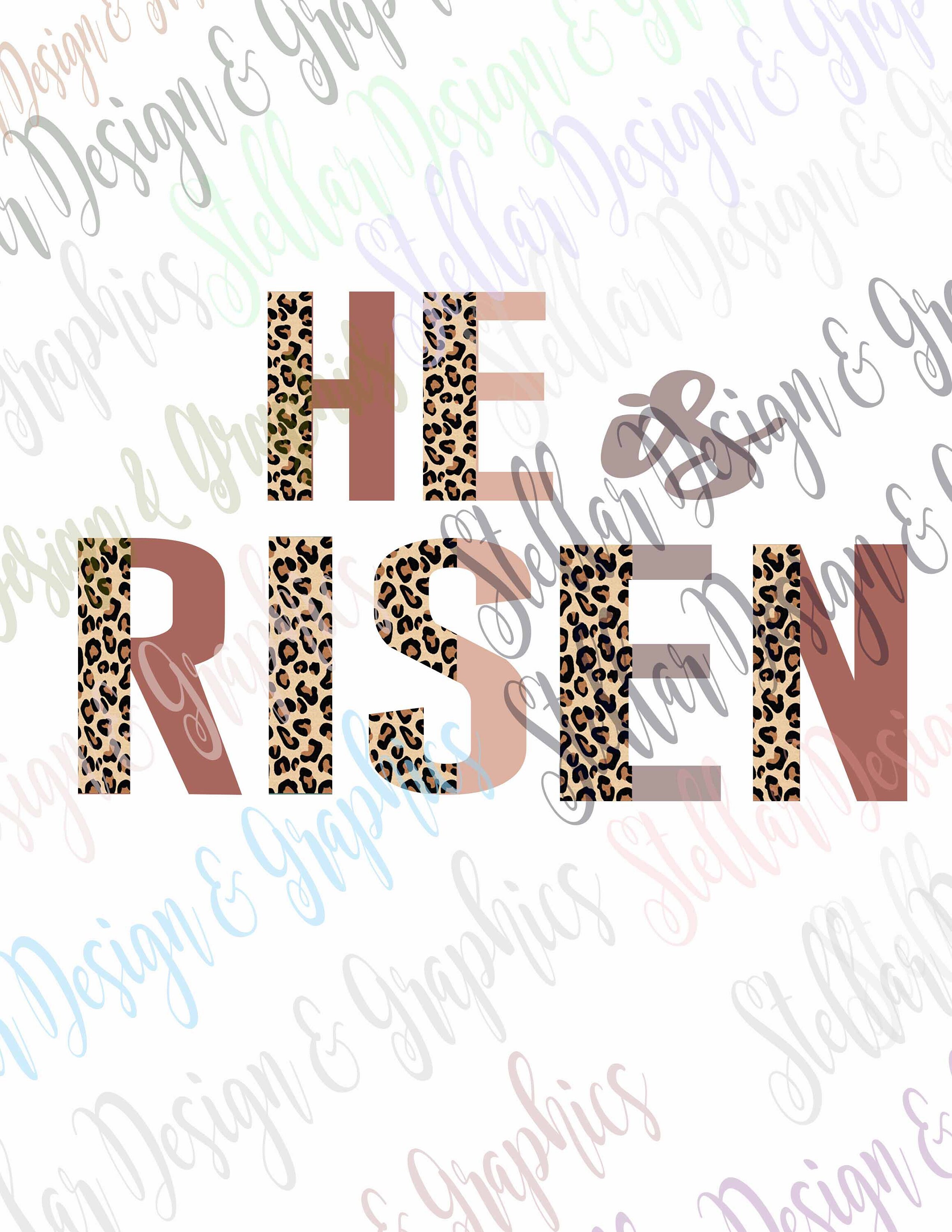 He is Risen Etsy
