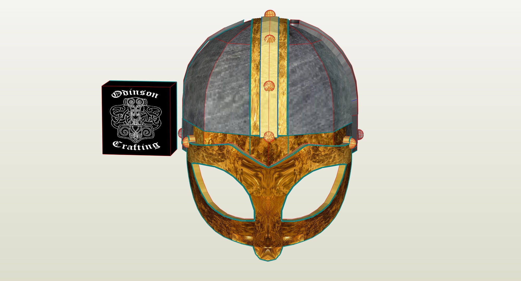 Viking Helmet PDF and PDO templates for Cosplay-LARP Eva | Etsy