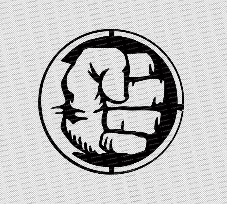 The Hulk & Logo Stencils, Superhero. Reusable Mylar Stencil. Cricut