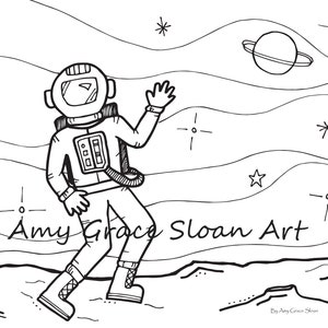 Astronaut Coloring Page
