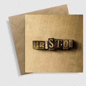 Bristol | Bristol Print | Happy Birthday | Bristol Cards | Bristol Birthday Card | Bristol | Bristol Greeting Card