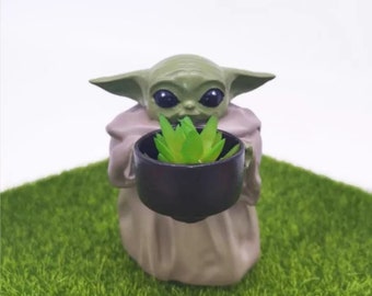 Yoda Plant Pot Etsy