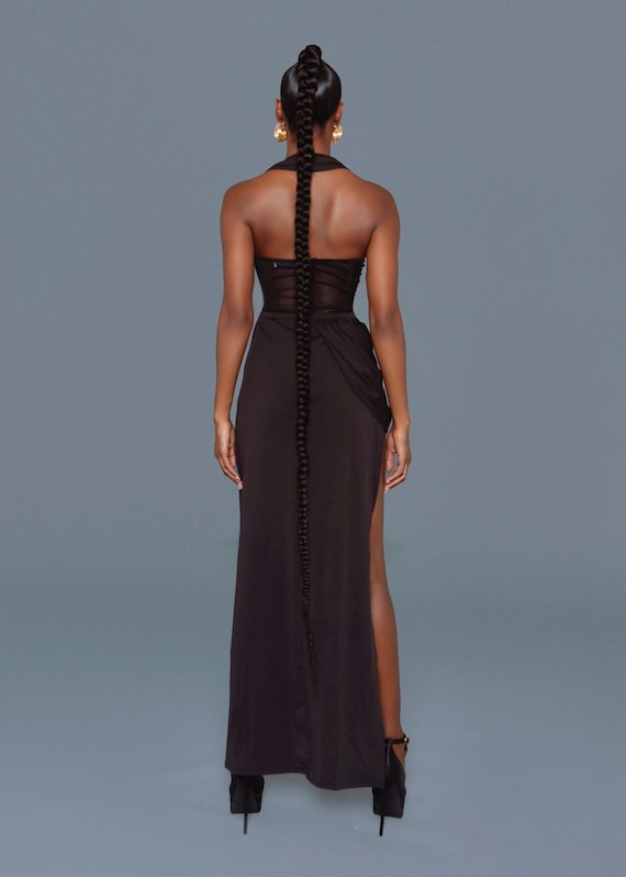 white christmas dresses Ladivine CD265 - Draped Corset Prom Dress 4 / Neon Green main image 1