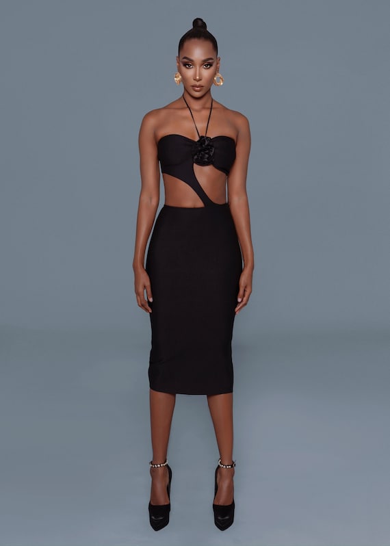 prom dresses with cut out back Faviana Lace-up Knot Dress E11213 Peach Rose / 6 white mini dresses Freeze Color:Picture Color Champagne Collection_Evergreen Adorned with sequin detailing