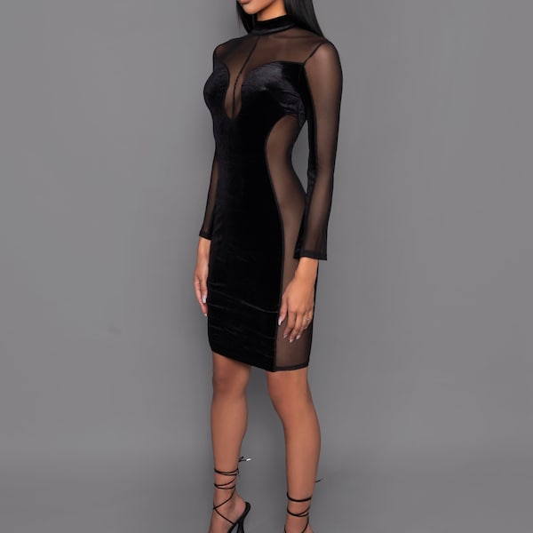 black evening dresses with sleeves A Line Short Sparkly Lace Appliques Tull Chic Black Dress - Color:Bronze Black One Shoulder homecoming outfits