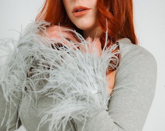 Feather Turtleneck