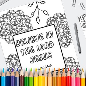 45 Christian Sunday School Coloring Sheets, Printable Bible Coloring Pages, Christian Kid Printable, Scripture Coloring Pages, Prayer Kids