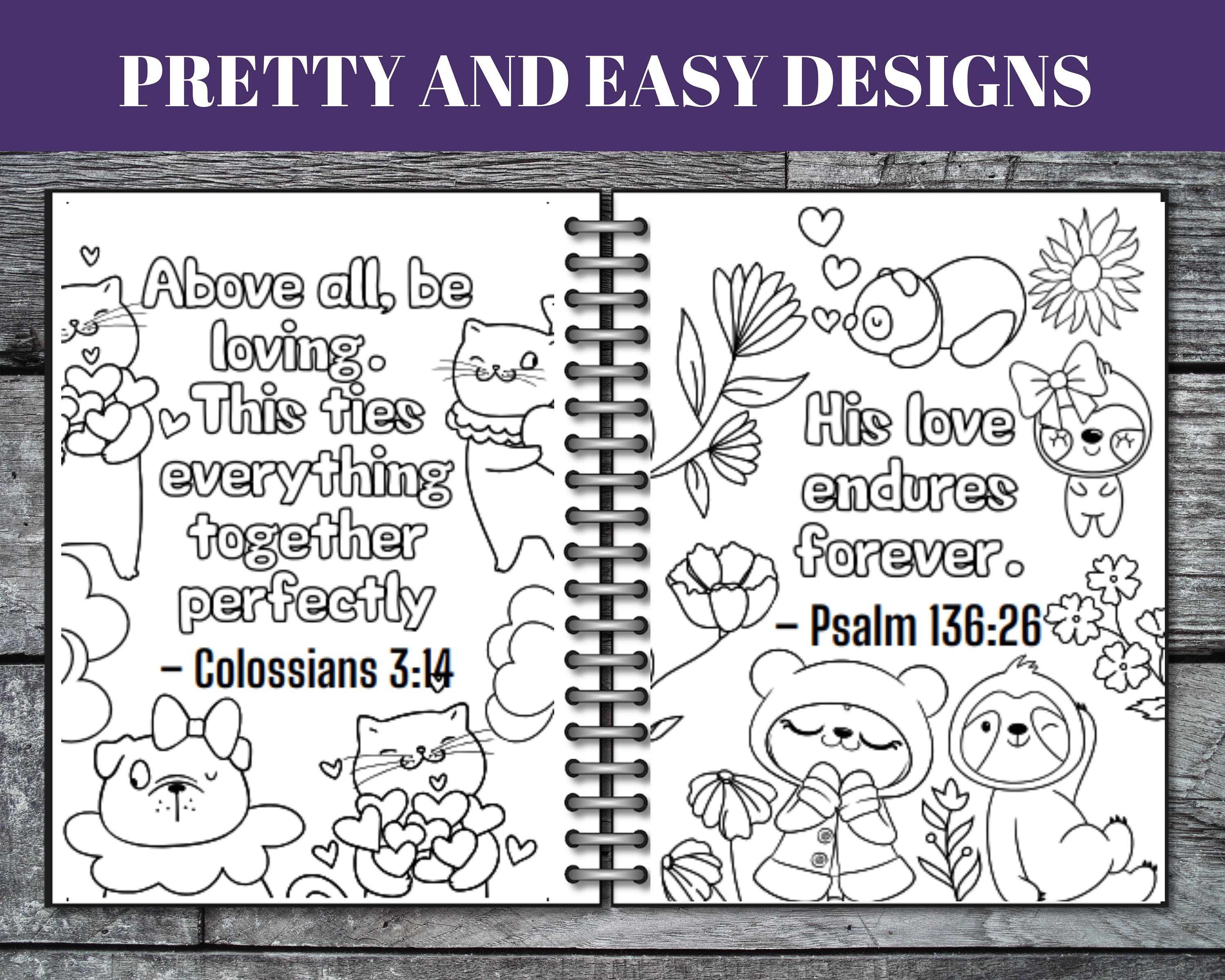 45 Kids Bible Verse Coloring Pages, Kids Bible Verse Coloring Book ...