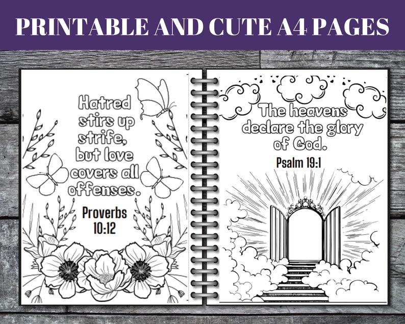 45+ Kids Bible Verse Coloring Pages, Kids Bible Verse Coloring Book