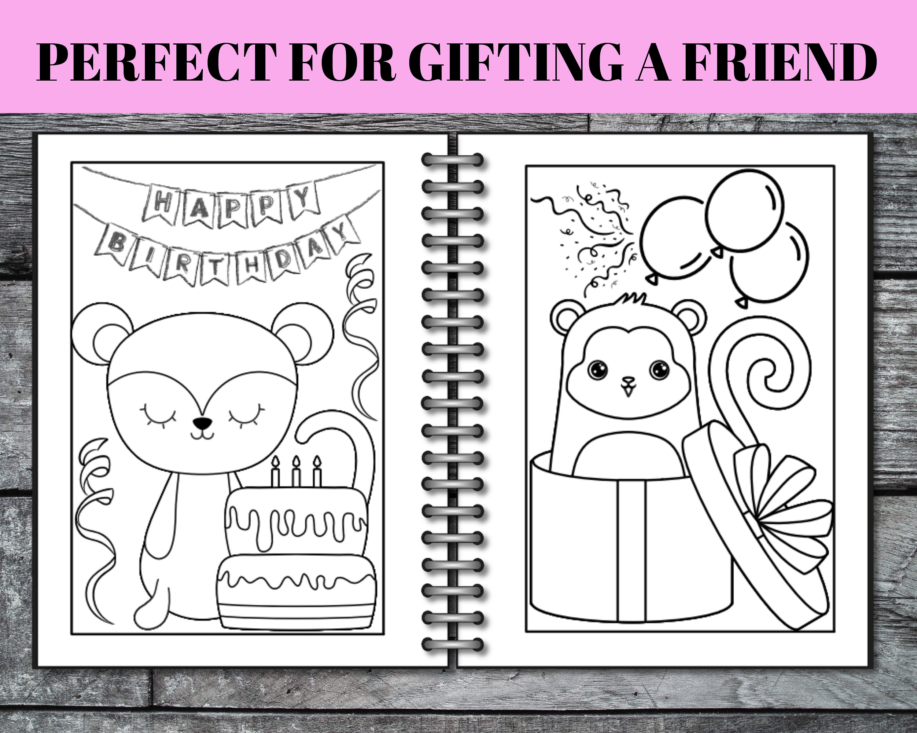 70+ Jungle Monkey Coloring Pages - Monkey Coloring Book for Kids Boys ...