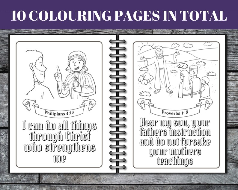 10 Printable Father's Day Bible Verse Coloring Pages, Father's Day ...