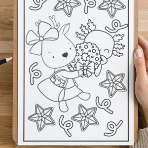 20 Christmas Axolotl Colouring Pages, Axolotl Coloring Pages for Kids, Boys, Girls, Teens, Axolotl Birthday Party Activity, Instant Download