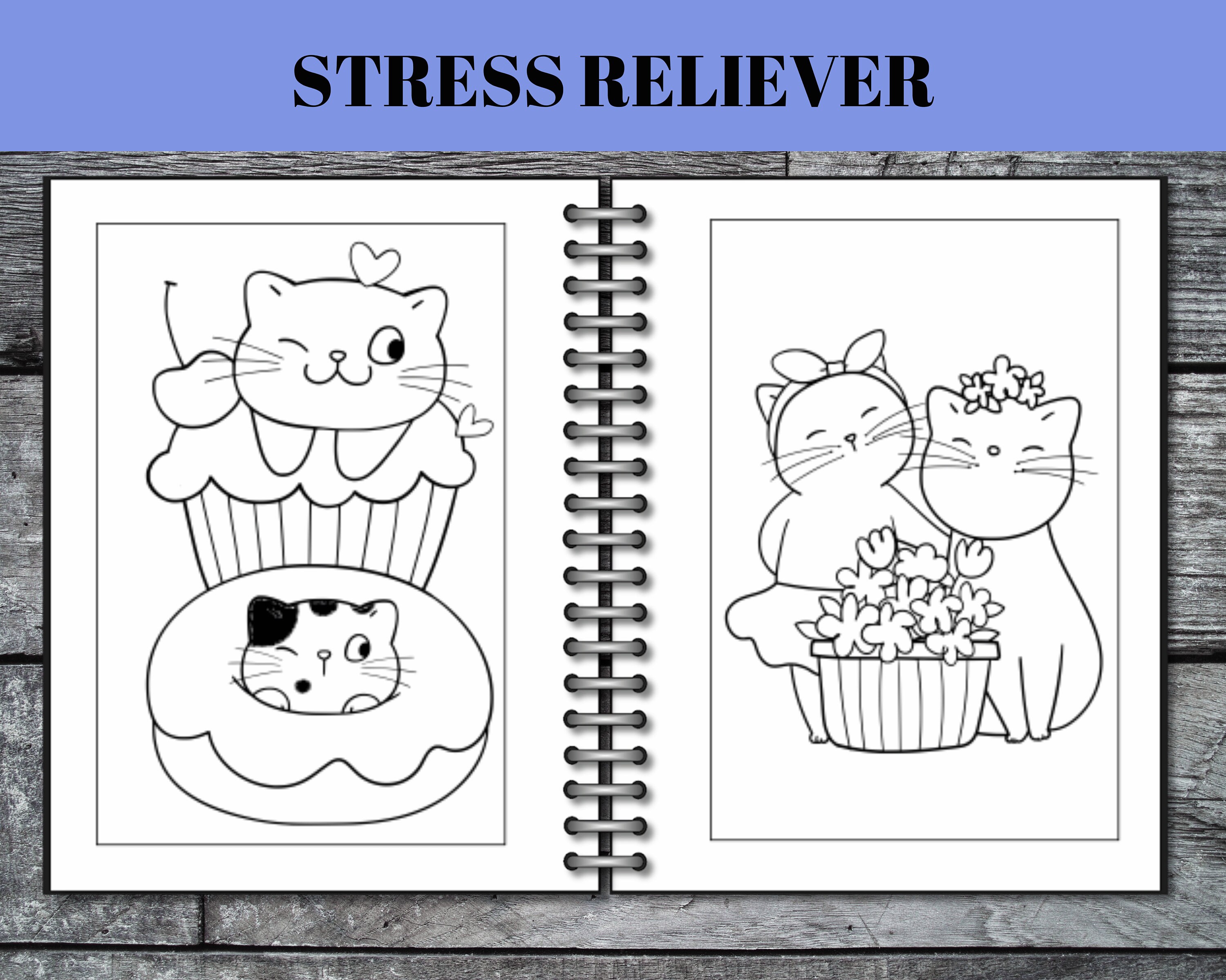 50 Cat Coloring Pages, Printable Cat Coloring Pages for Kids, Boys ...