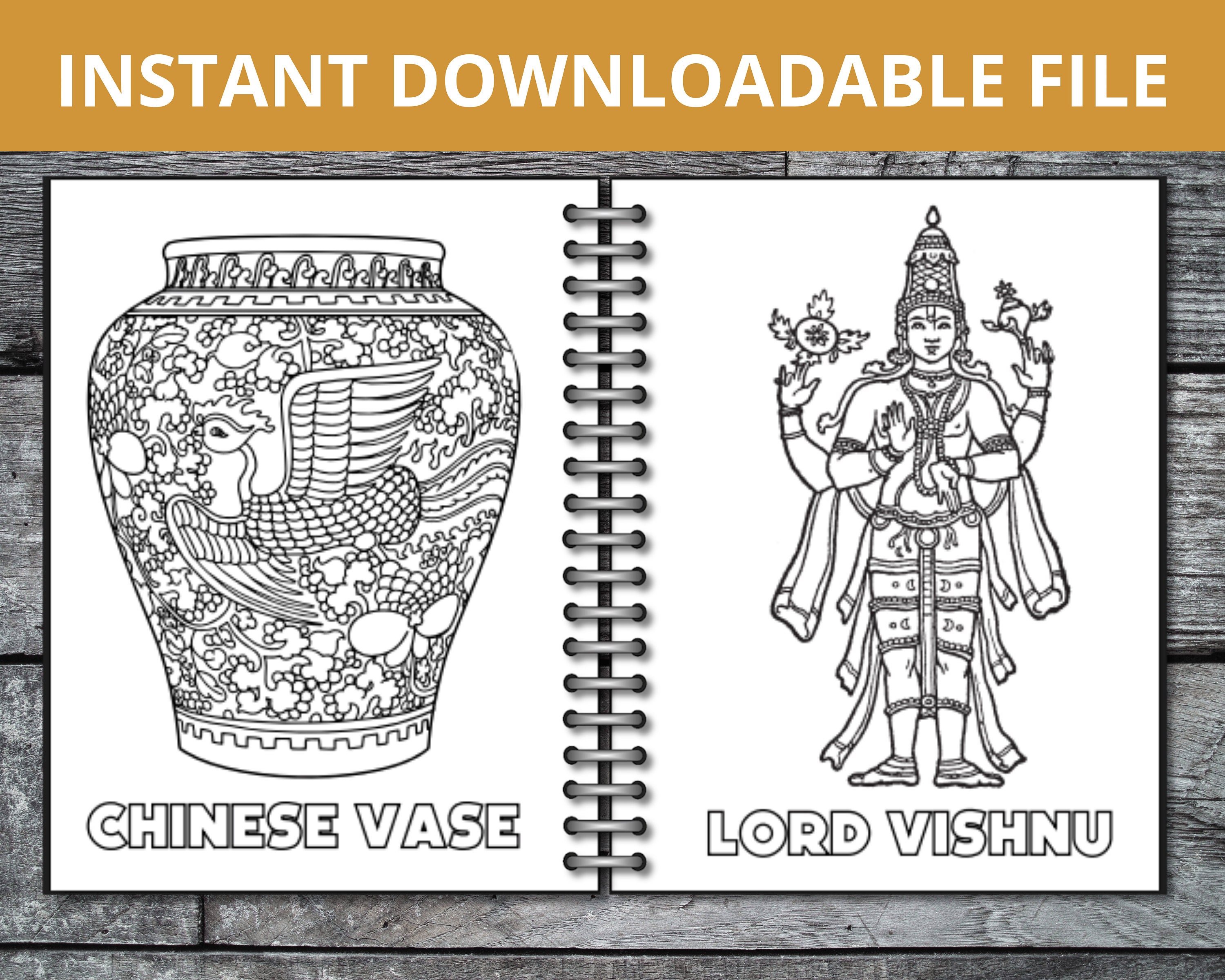 Chinese Coloring Book, Chinese Coloring, Asian Coloring, Asian Coloring ...