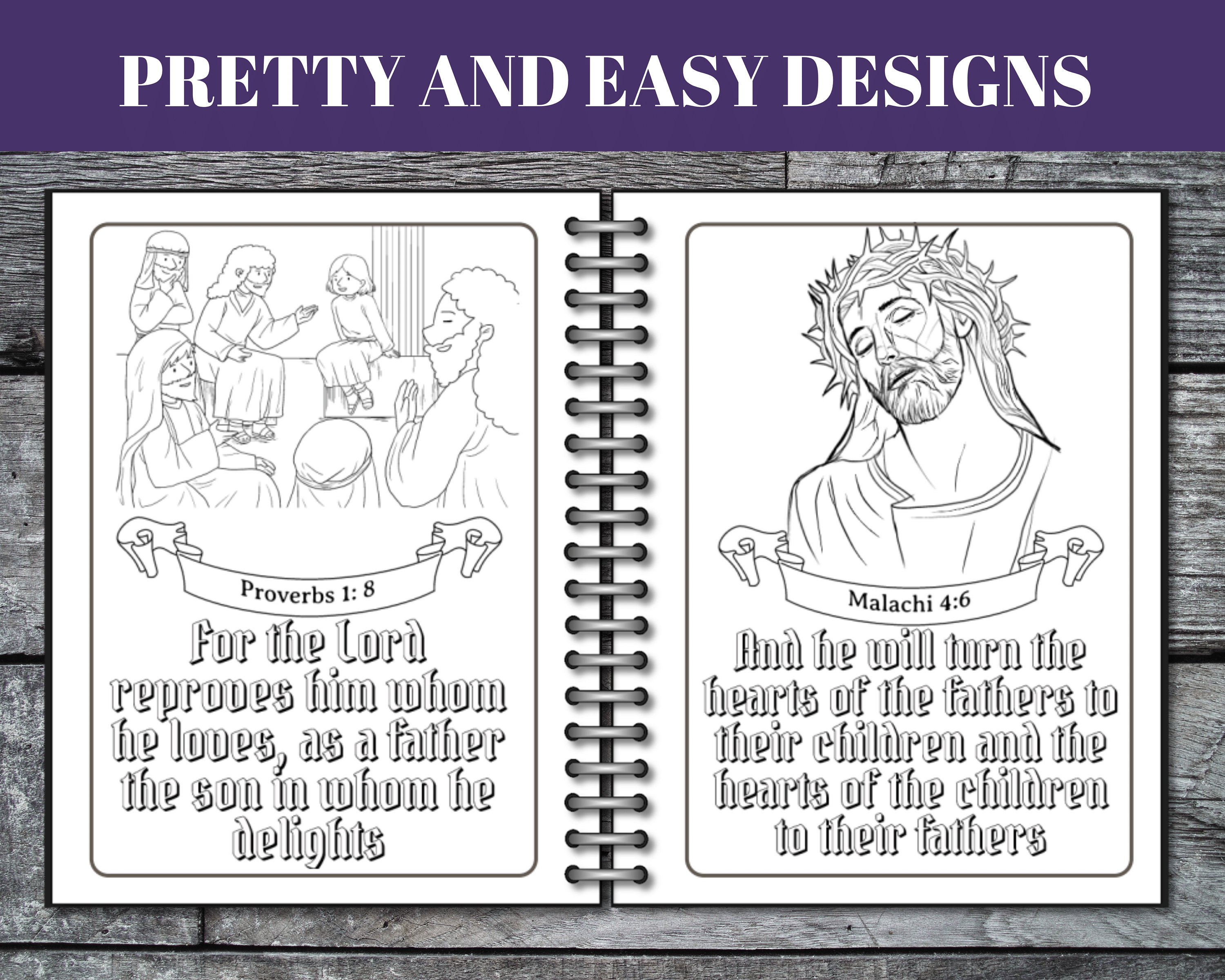 10 Printable Father's Day Bible Verse Coloring Pages, Father's Day ...