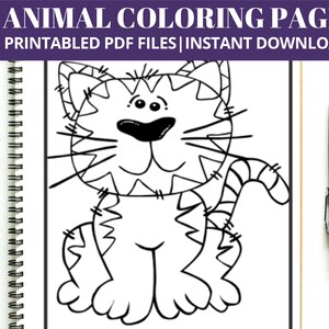 30 Printable Cute Animal Coloring Pages