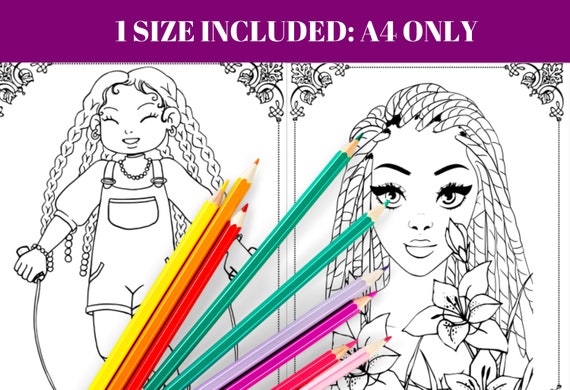 Sketchbook: Cute African American Girl Sketchbook: Pretty Black Girl  Princess Sketchpad: A Large Blank Sketchbook For Girls, 200 Pages, 8.5 x  11,  & Crayon Coloring (Kids Drawing Books) - Yahoo Shopping