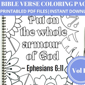 130 Bible Journaling Scripture Coloring Devotional Verses Digital Download First Memory Verse KJV Scripture Coloring Book